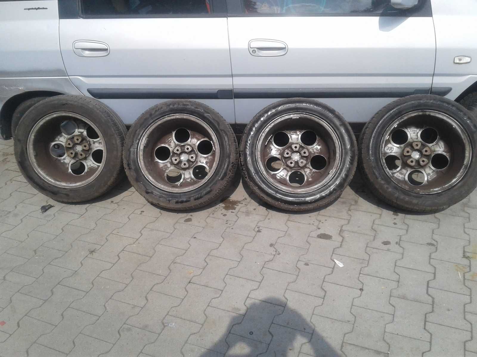 Alufelgi 16 5x98 Alfa Fiat Lancia Peugeot Opony Fulda Lato 205 55 R16