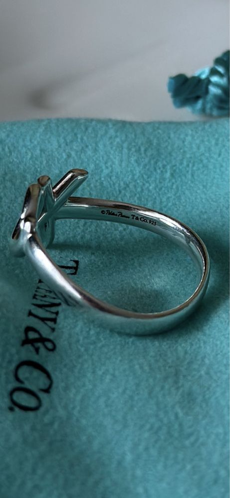 Srebrny pierścionek Tiffany & Co. XO by Paloma Picasso