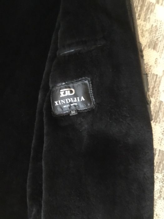 Куртка шкіряна зимова