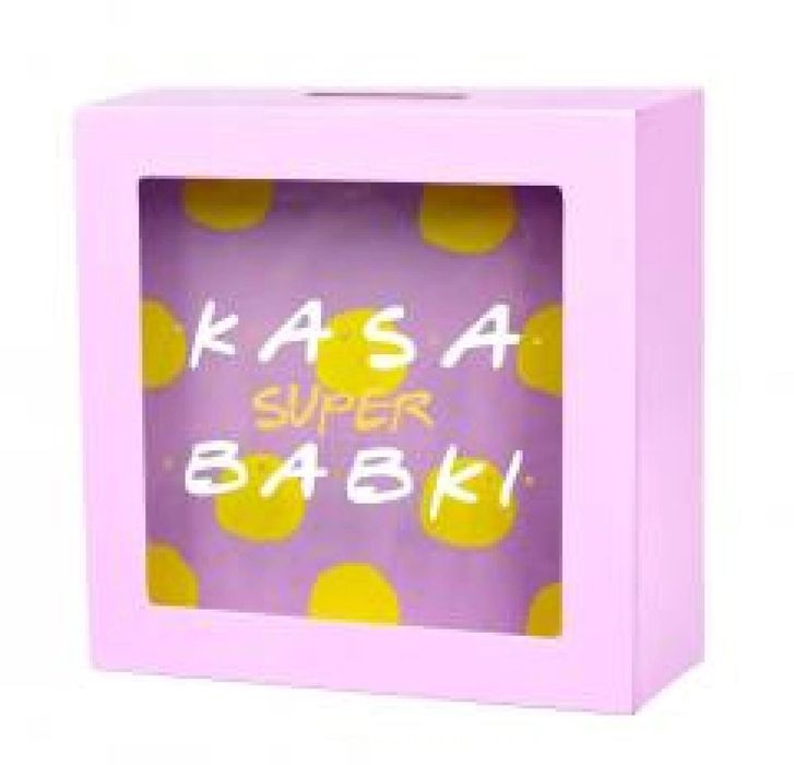 Skarbonka super babka oprawa: pudełko