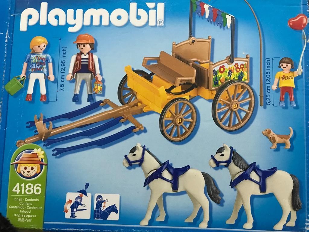 Playmobil Carruagem Cavalos