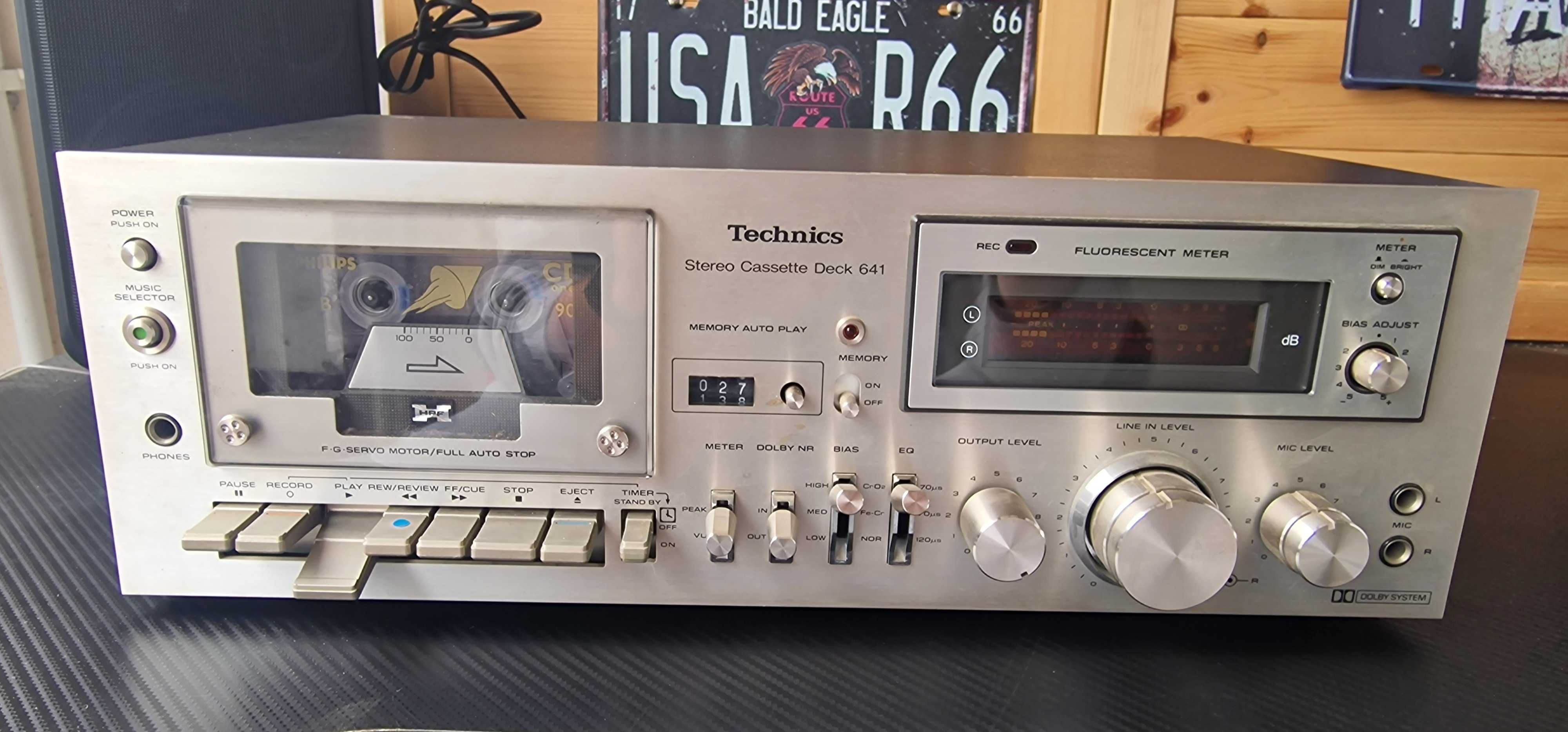 Technics RS641 kultowy magnetofon vintage