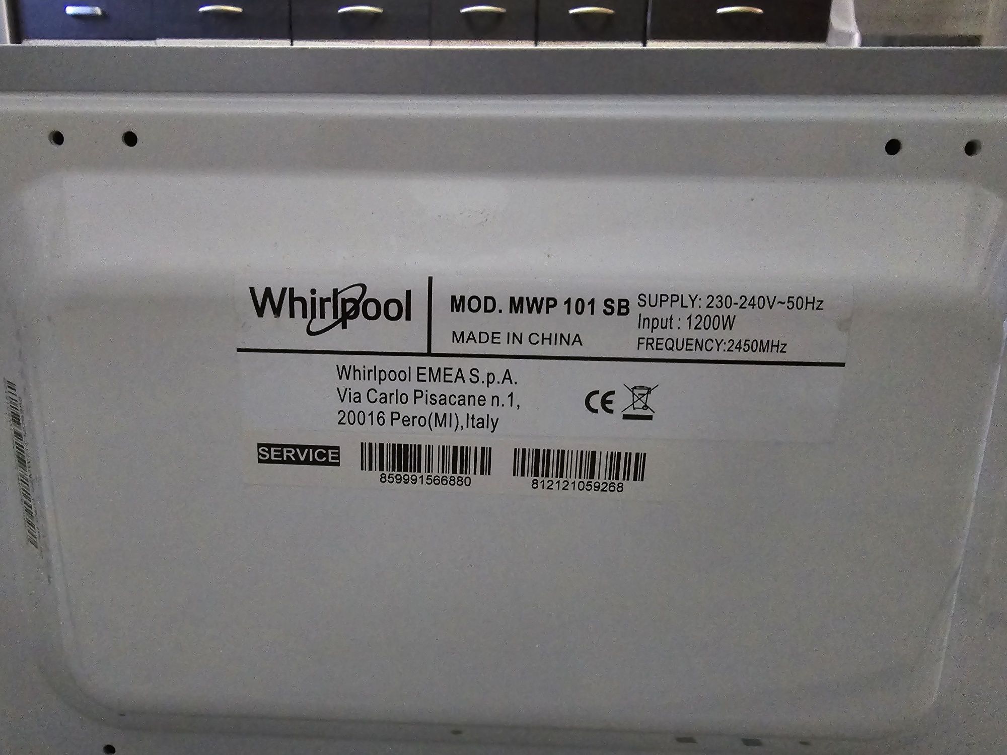 Mikrofalówka Whirpool MWP 101 SB