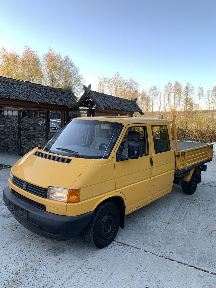 VW T4 1.9TD Doka Бортовой Грузовик Пикап Дубль Кабина ЕВРОБЛЯХА