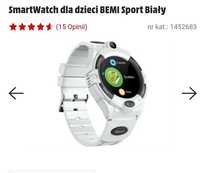 SmartWatch dla dzieci BEMI Sport Biały NOWY gwarancja