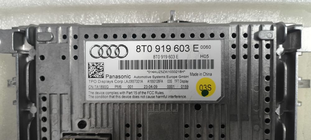 Display original audi a4