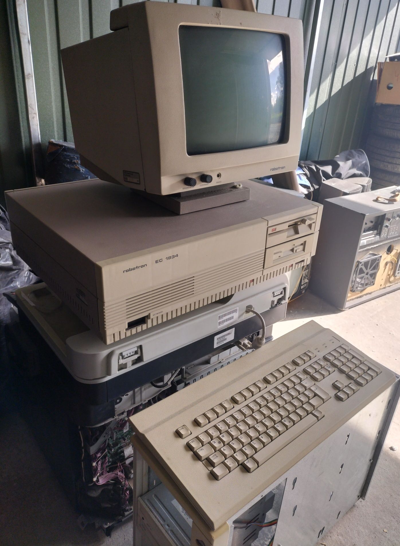 Retro komputer Robotron PC XT EC1834 Zestaw