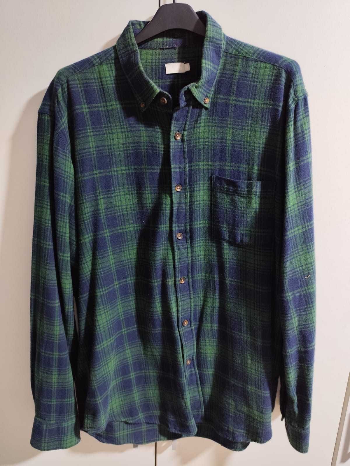 Camisa Azul e verde
