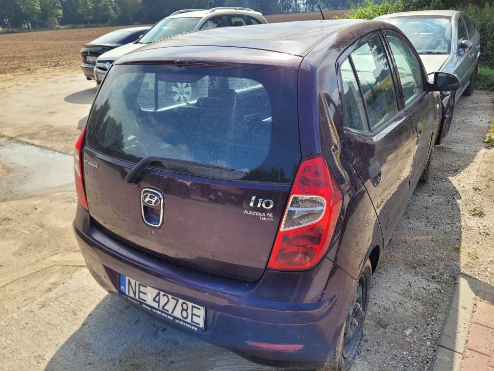 Hyundai i10 1.1 rok 2012 beż prawa rejestracji