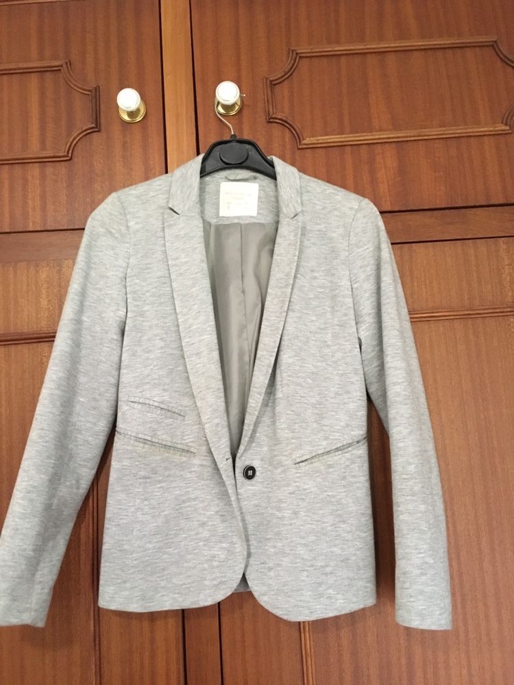 Blazer Cinza - Pull & Bear