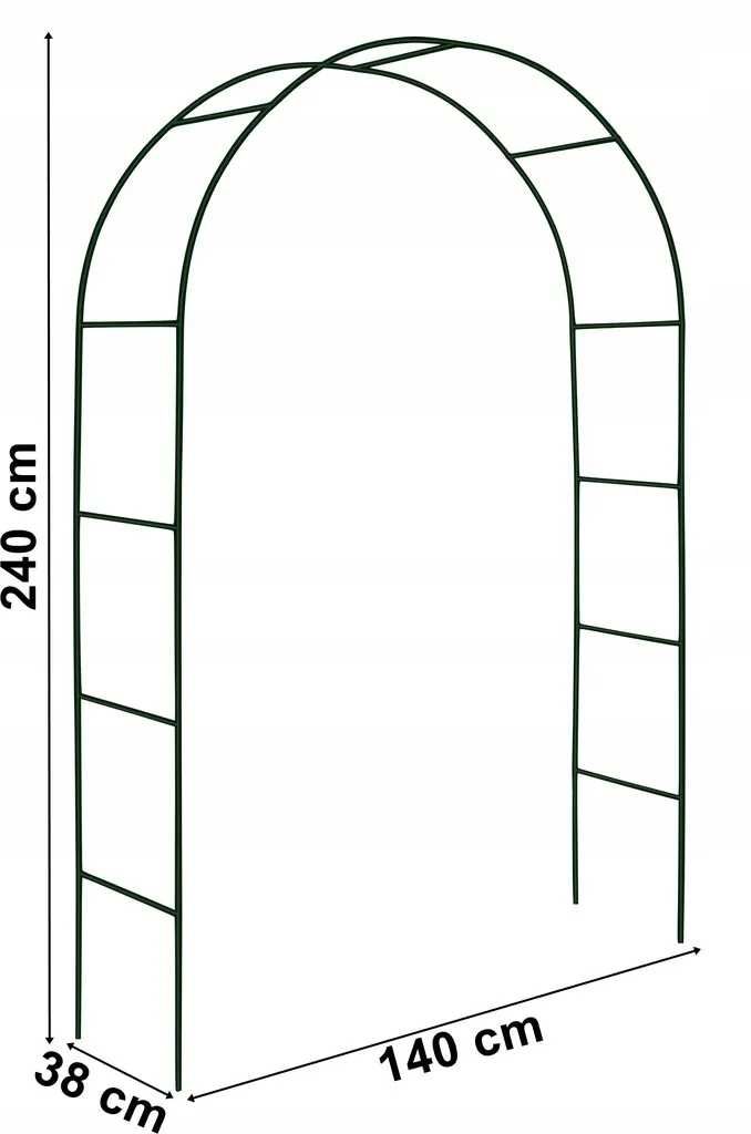 Wysokiej jakości pergola metalowa na kwiaty bluszcz róże do ogrodu