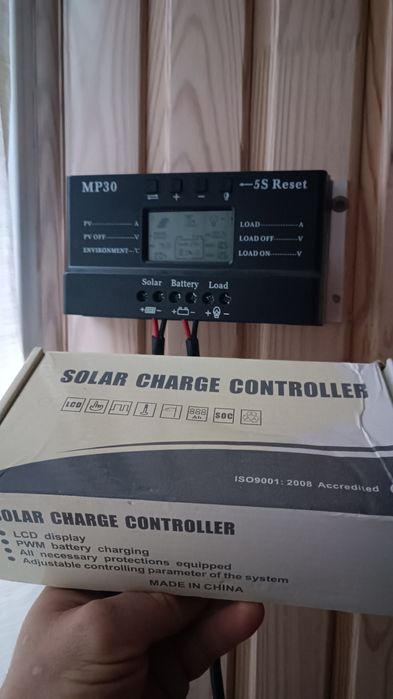 MP30 контроллер 12-24v солнечной станции с зарядкой 30A инвертор 5квт
