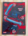 Karta Ninjago Rubinowa “NOKT”, “COLE”, “DRIX”