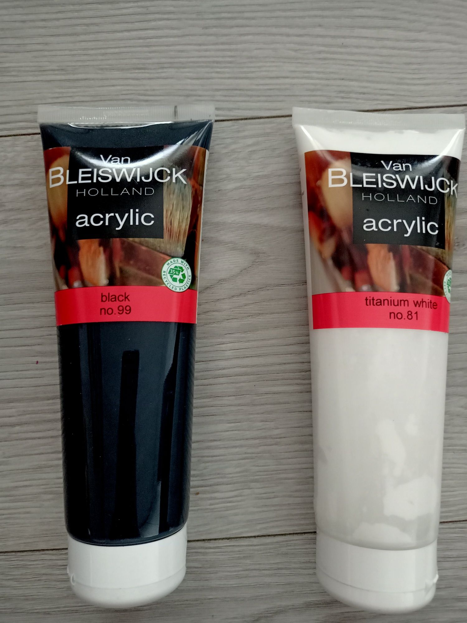 FARBA AKRYLOWA AKRYLOWE 250ml kolor czarny, biały malowanie pędzel
