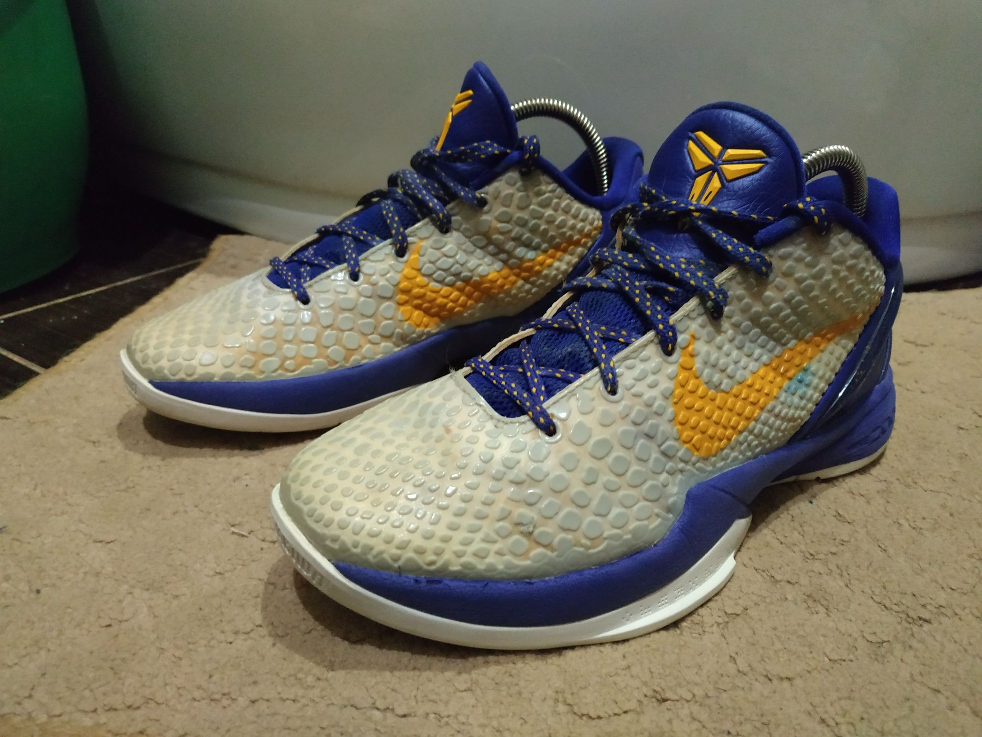 Мужские баскетбольные кроссовки Nike Zoom Kobe 6 vi Lakers Home Orig