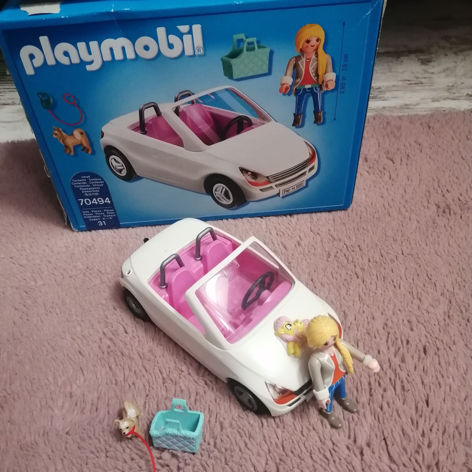 Klocki Playmobil kabriolet City Action 70494