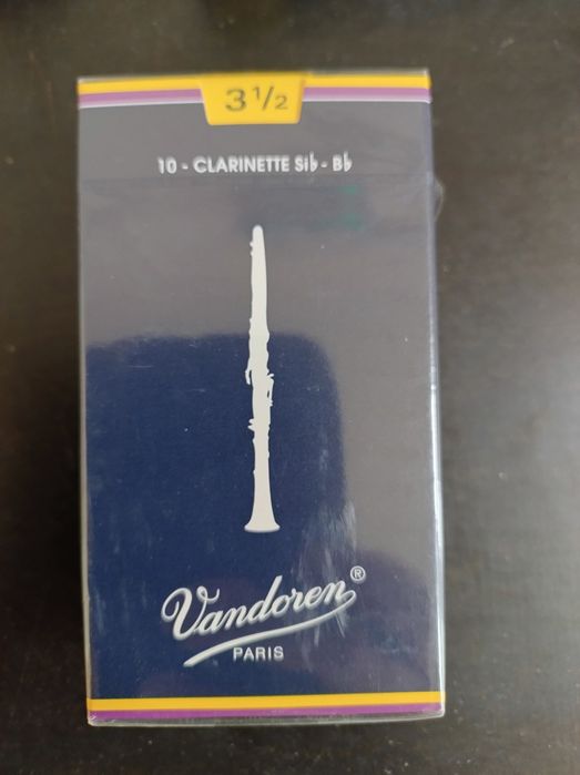 Stroiki do klarnetu Vandoren 3, 3 1/2, nowe!