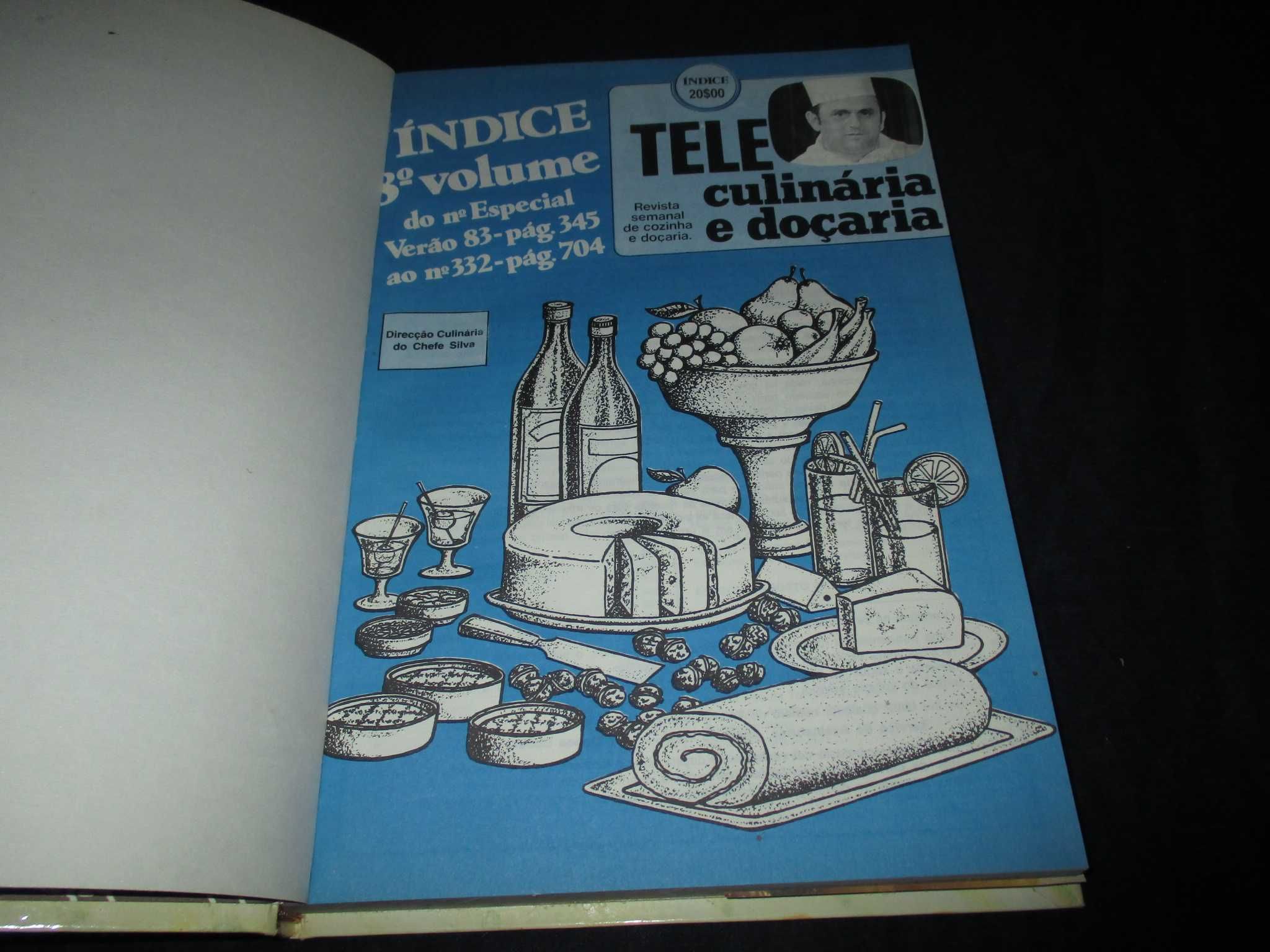 Livro Tele culinária volume 8 Chefe Silva 1983