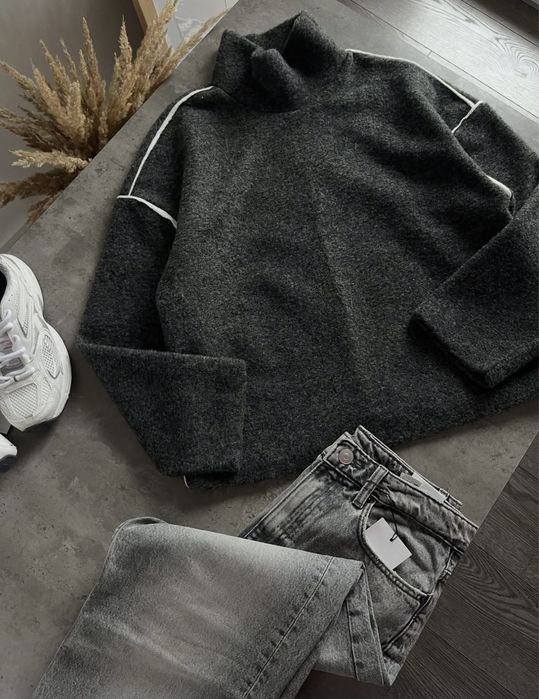 Крутий теплий вовняний светр С Зара