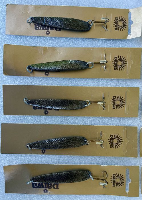 Gratka dla spinningistów zestaraw unikatowych wahadłówek DAIWA lata 80