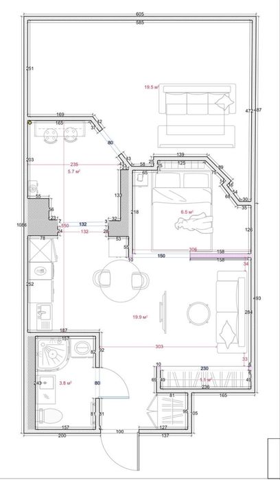 ЖК Софія Нова, Теремки. Здача квартири з террасою.