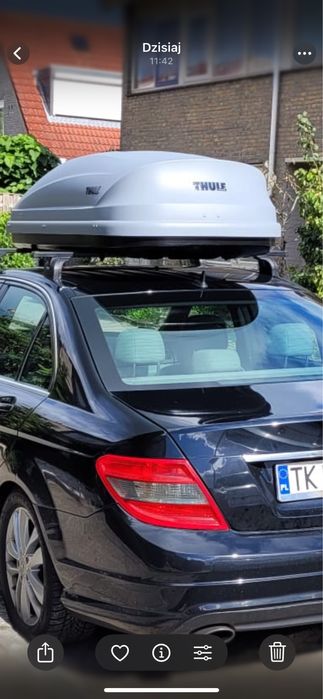 Relingi Thule Belki Bagażnik Mercedes c klasa