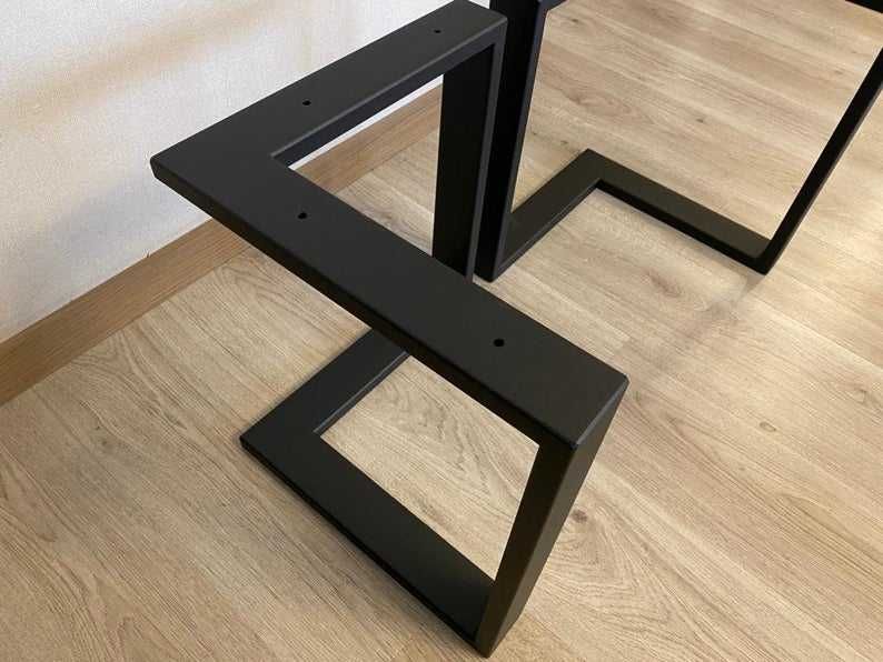 Nogi metalowe "L" do stolika kawowego/ławki w stylu LOFT/INDUSTRIALNYM