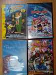 Filmes, em cd ou dvd, de desenhos animados. 0,5 € pela unidade.