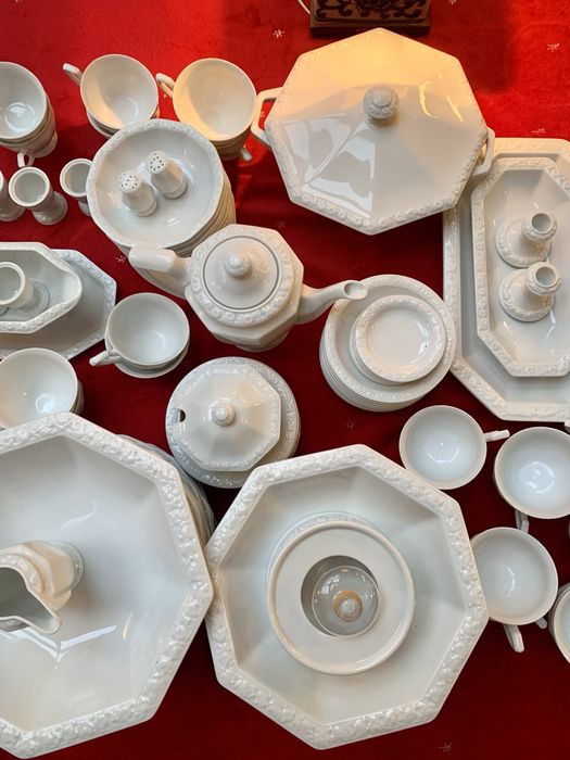 Serwis obiadowy Rosenthal Biała Maria 12 osób 136 elementów Warszawa