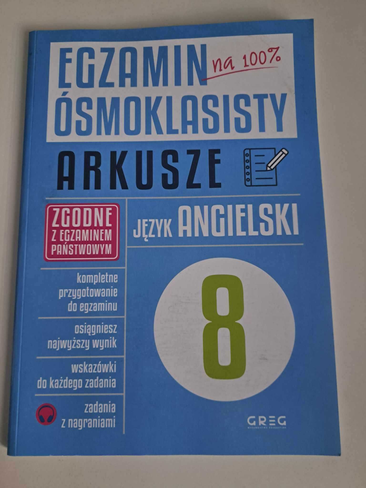 Egzamin ósmoklasisty na 100% arkusze Język angielski Praca zbiorowa