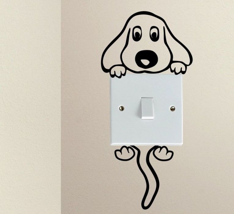 Decoração de interruptores e fichas