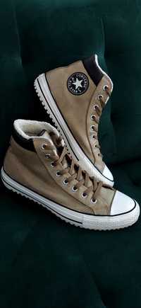 Converse Chuck Taylor skóra naturalna, ocieplane rozmiar 44 (28,5 cm)