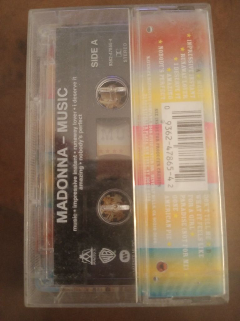 Madonna Music kaseta magnetofonowa