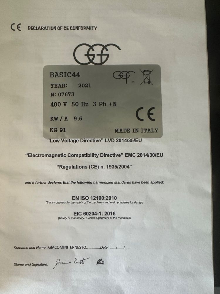 Пицца печь ggf 2х камерная с вытяжкой и подставкой из нержавейки
