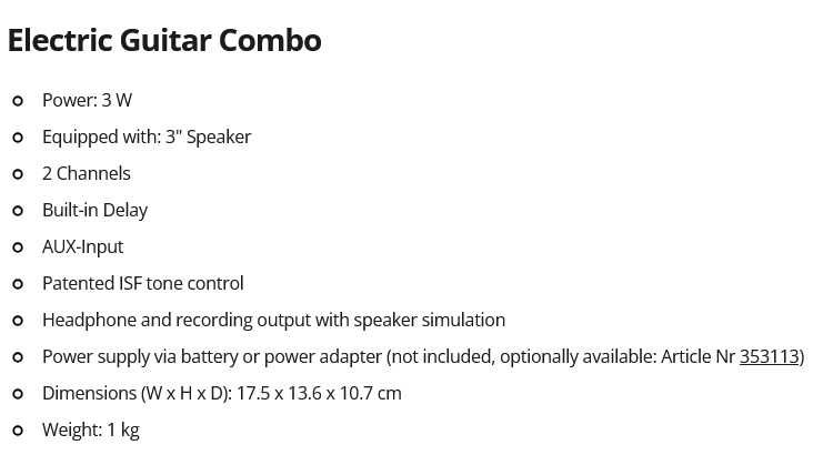 amplificador portátil a pilhas Blackstar FLY 3 Mini Amp BK