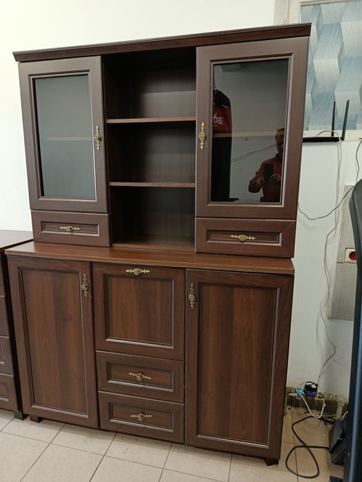 Zestaw salonowy komoda szafka RTV barek witryna