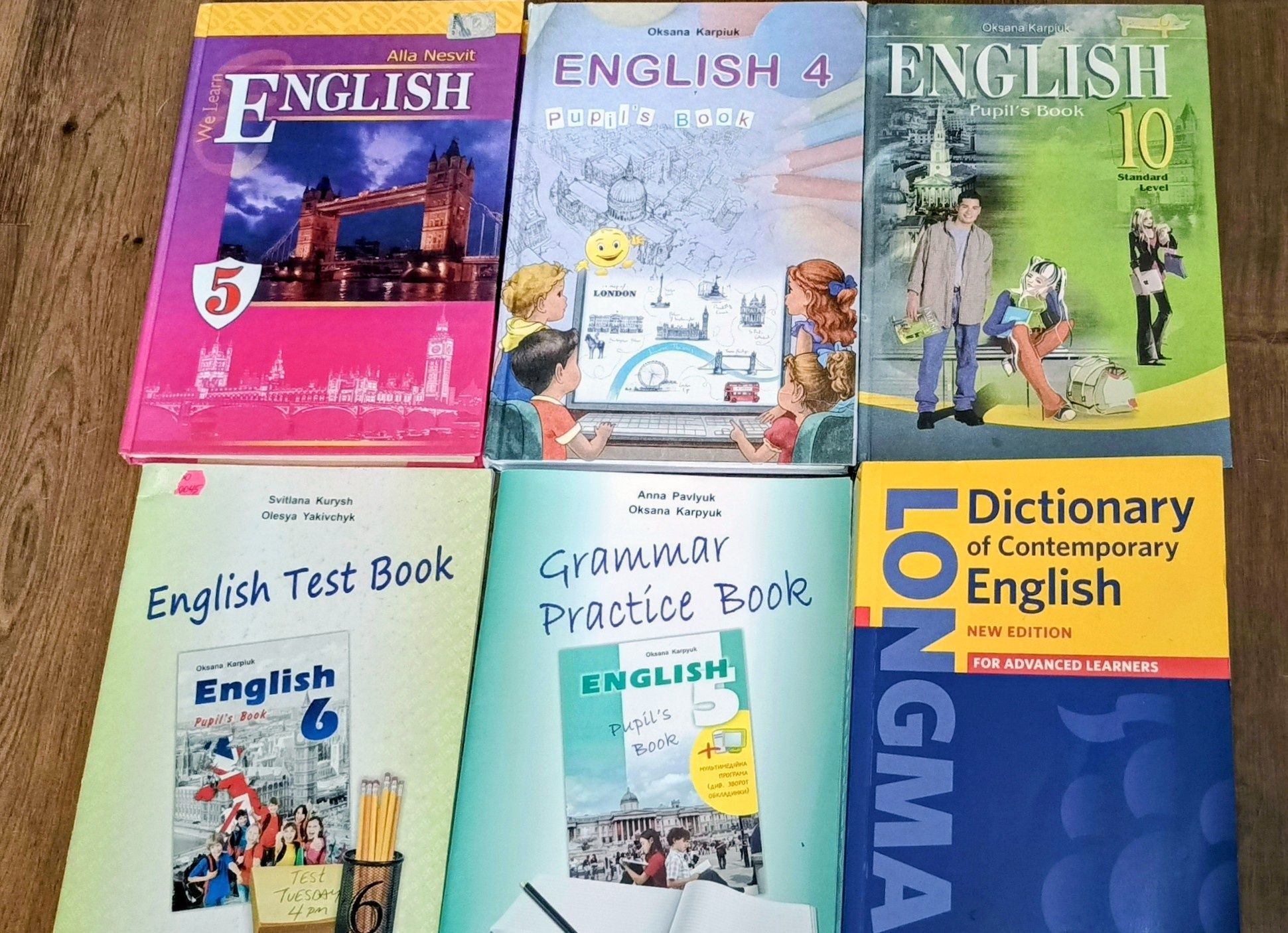 Карп'юк, Несвіт, Longman dictionary