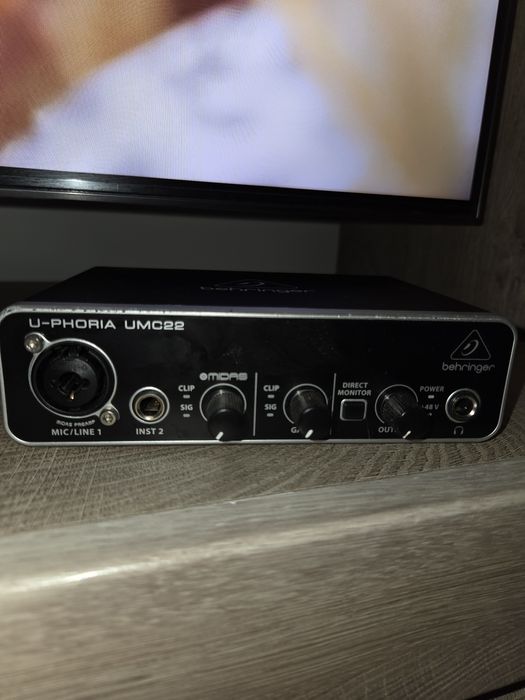 Interfejs audio Behringer U-PHORIA UMC 22