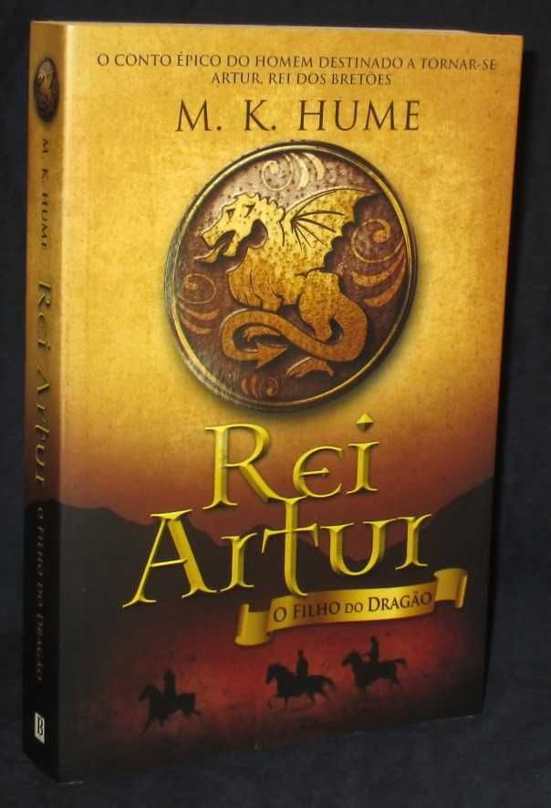 Livro Rei Artur O filho do dragão M. K. Hume