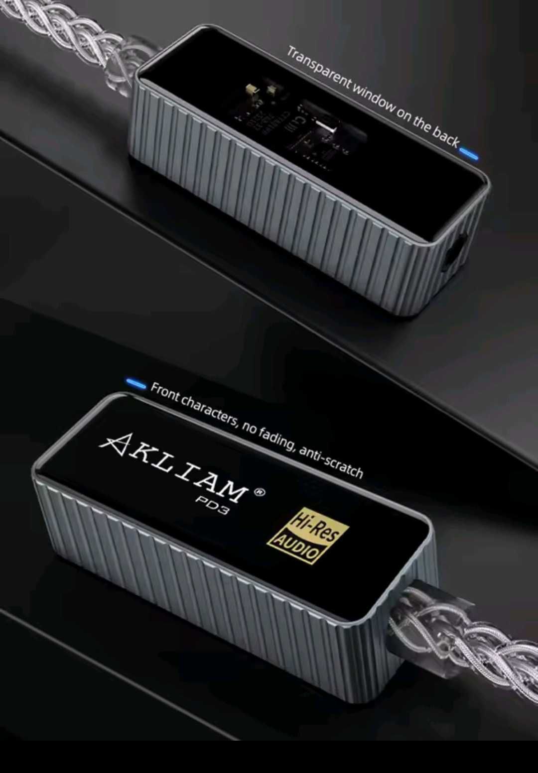 AkLIAM PD3 CS43198 Przenośny dekoder USB DAC Wzmacniacz słuchawkowy