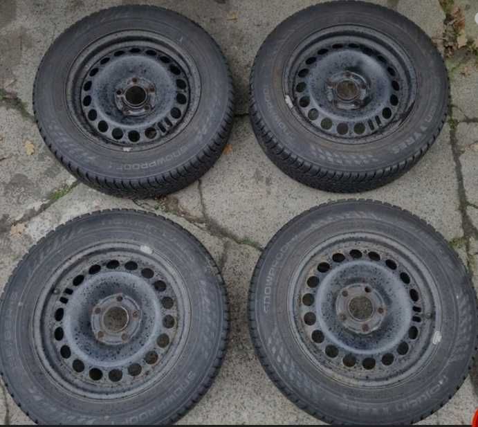 Felgi + opony zimowe 15 cali 5x110 ET35 Opony 2023 r. Opel