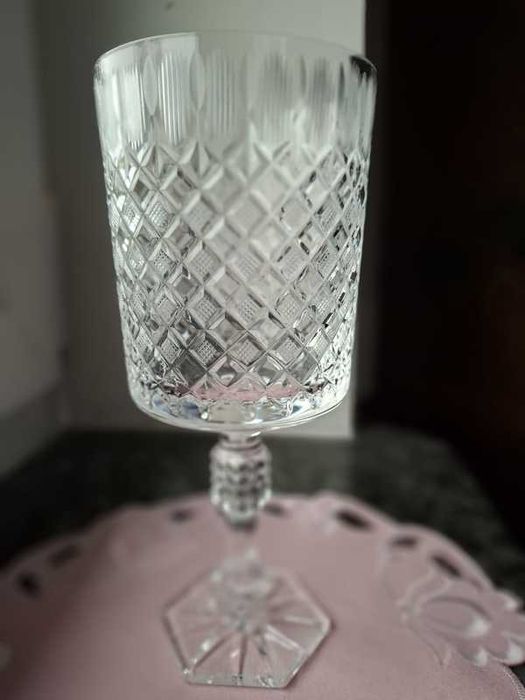 Krysztalowy duzy pokal kielich, PRL