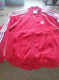 Bluza adidas czerwona roz. S