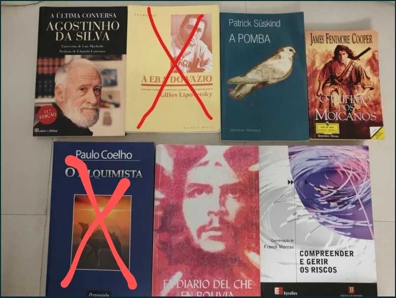 Livros diversos 5€