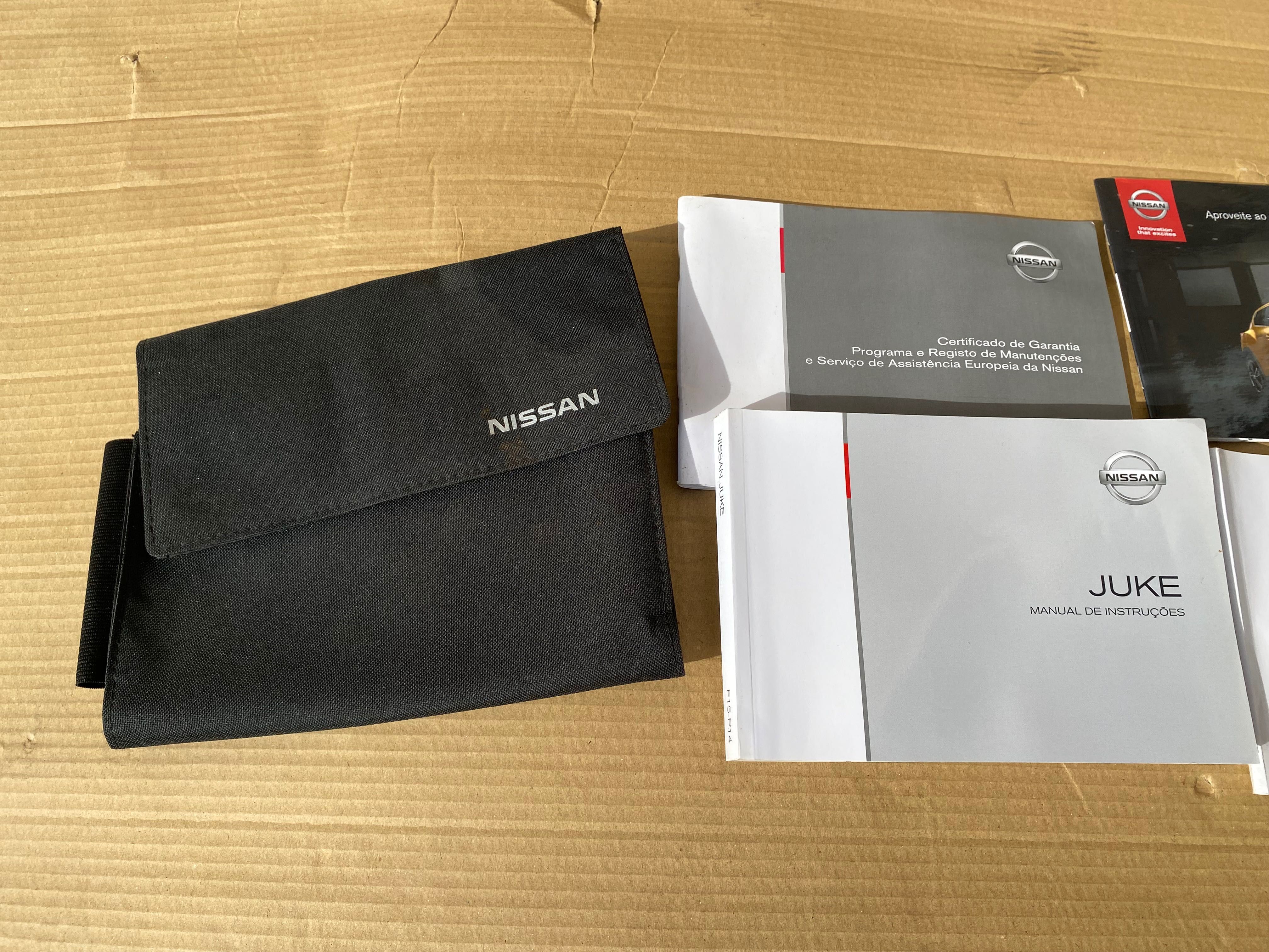 Estojo com Manual de utilização Nissan juke