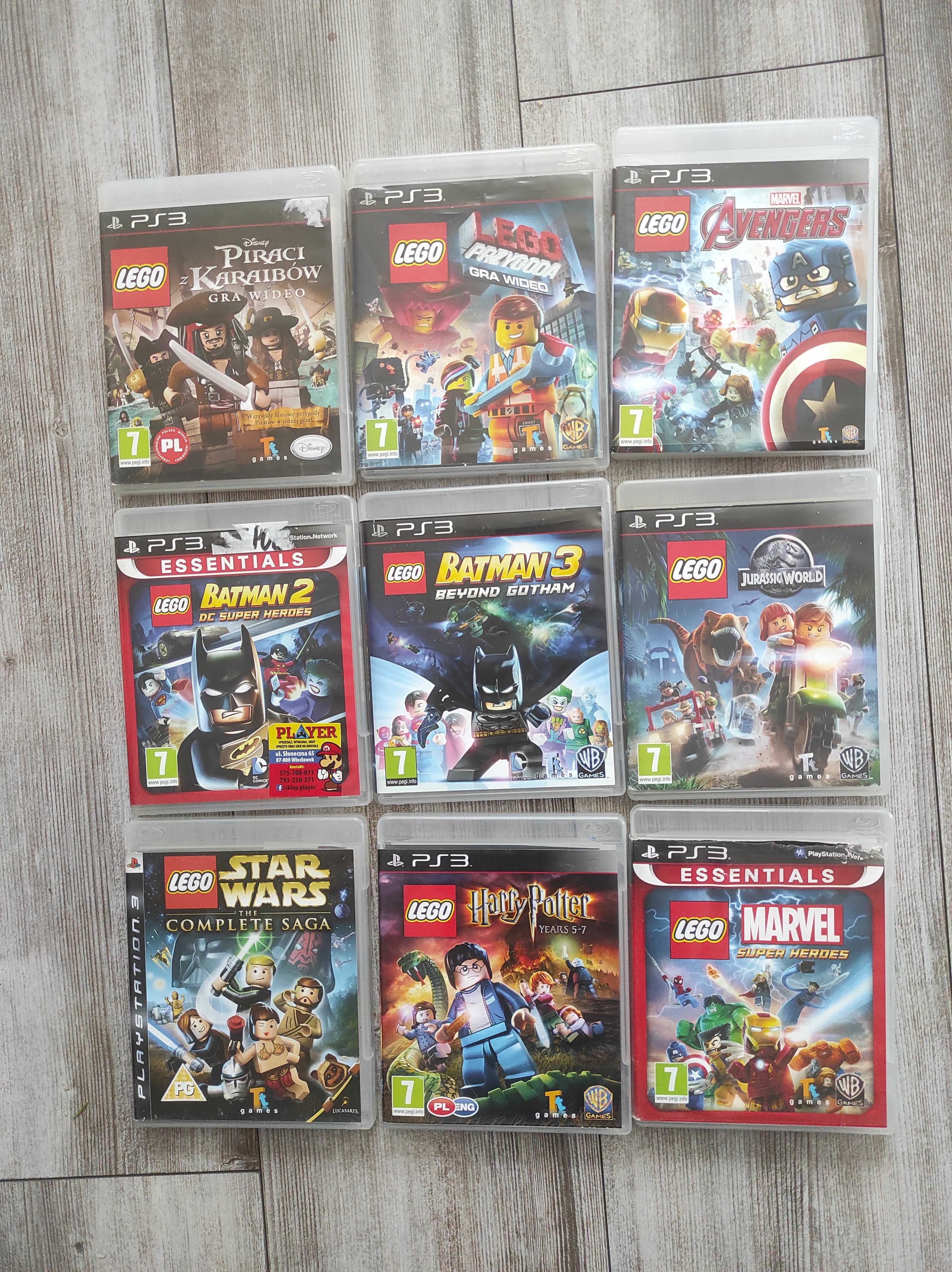 Gry lego ps3 jurassic batman inne