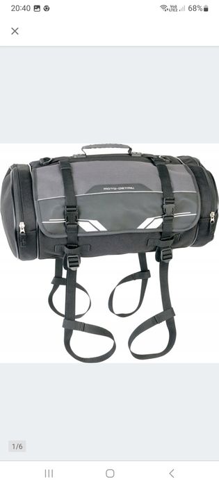 MOTO DETAIL Torba Motocyklowa  Czarno-Szara 40l