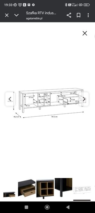 Witryna i RTV w dobrym stanie