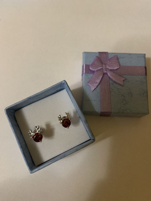 Серьги гвоздики 925 проба