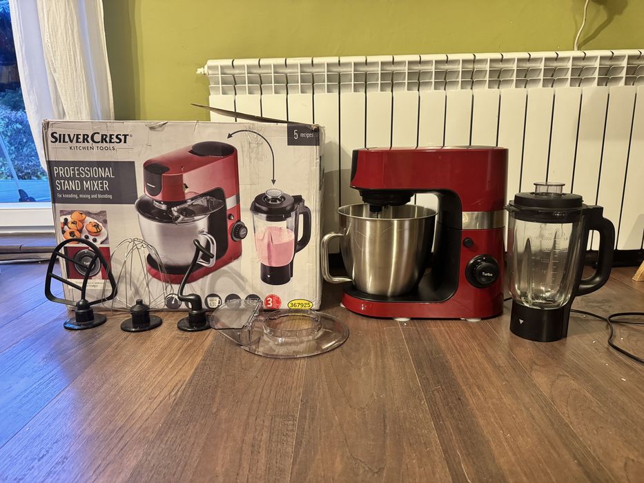 Silvercrest Robot Planetarny 1300 W Z Blenderem czerwony